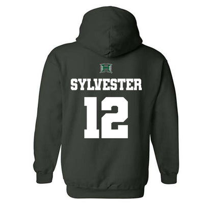 Hawaii - NCAA Women's Volleyball : Miliana Sylvester - Classic Shersey Hooded Sweatshirt-1