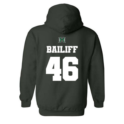 Hawaii - NCAA Football : Matt bailiff - Hooded Sweatshirt