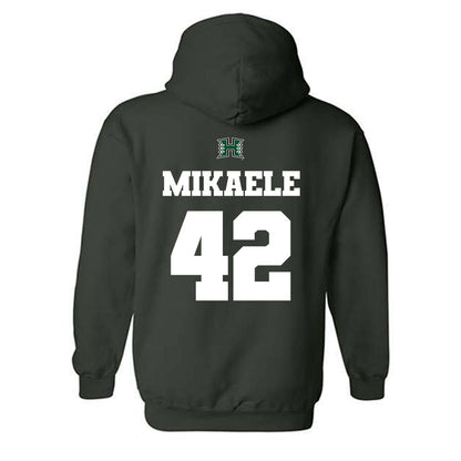 Hawaii - NCAA Football : Sitani Mikaele - Classic Shersey Hooded Sweatshirt-1