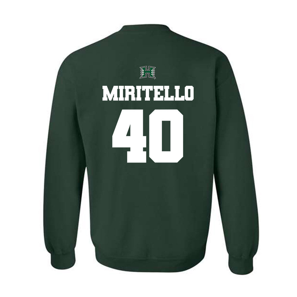 Hawaii - NCAA Baseball : Kyler Miritello - Classic Shersey Crewneck Sweatshirt