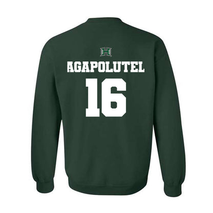 Hawaii - NCAA Football : John-Keawe Sagapolutele - Crewneck Sweatshirt