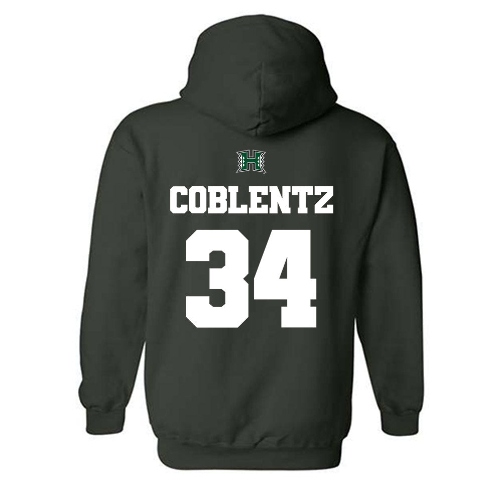 Hawaii - NCAA Softball : Emerson Coblentz - Classic Shersey Hooded Sweatshirt-1