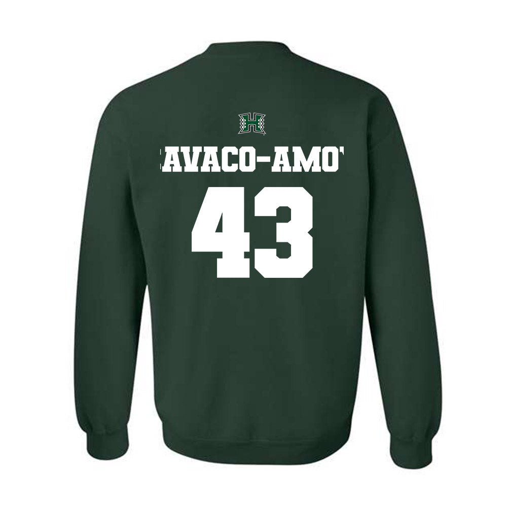 Hawaii - NCAA Football : Alika Cavaco-Amoy - Classic Shersey Crewneck Sweatshirt