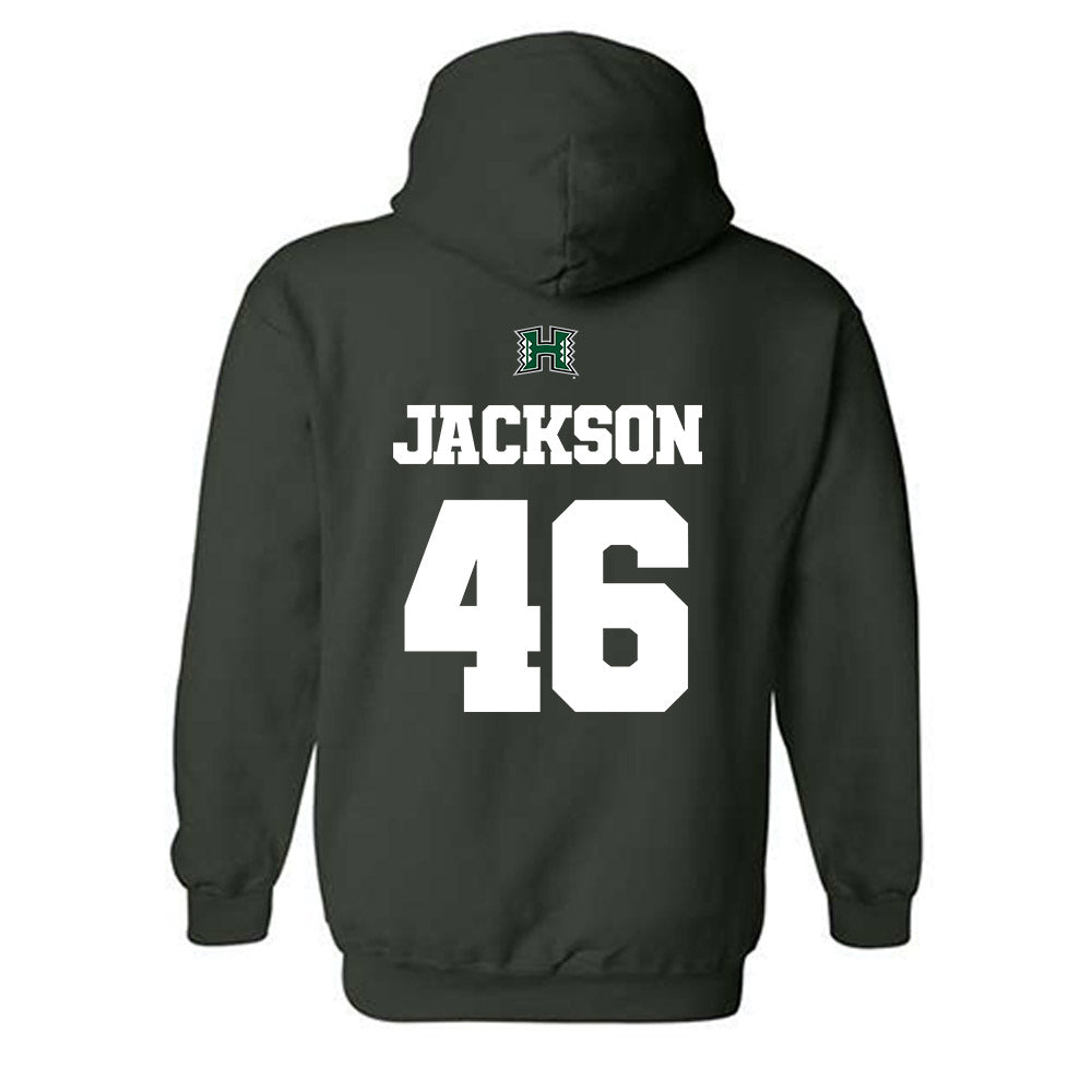 Hawaii - NCAA Baseball : Tobey Jackson - Classic Shersey Hooded Sweatshirt-1