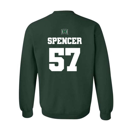 Hawaii - NCAA Football : Ethan Spencer - Classic Shersey Crewneck Sweatshirt-1