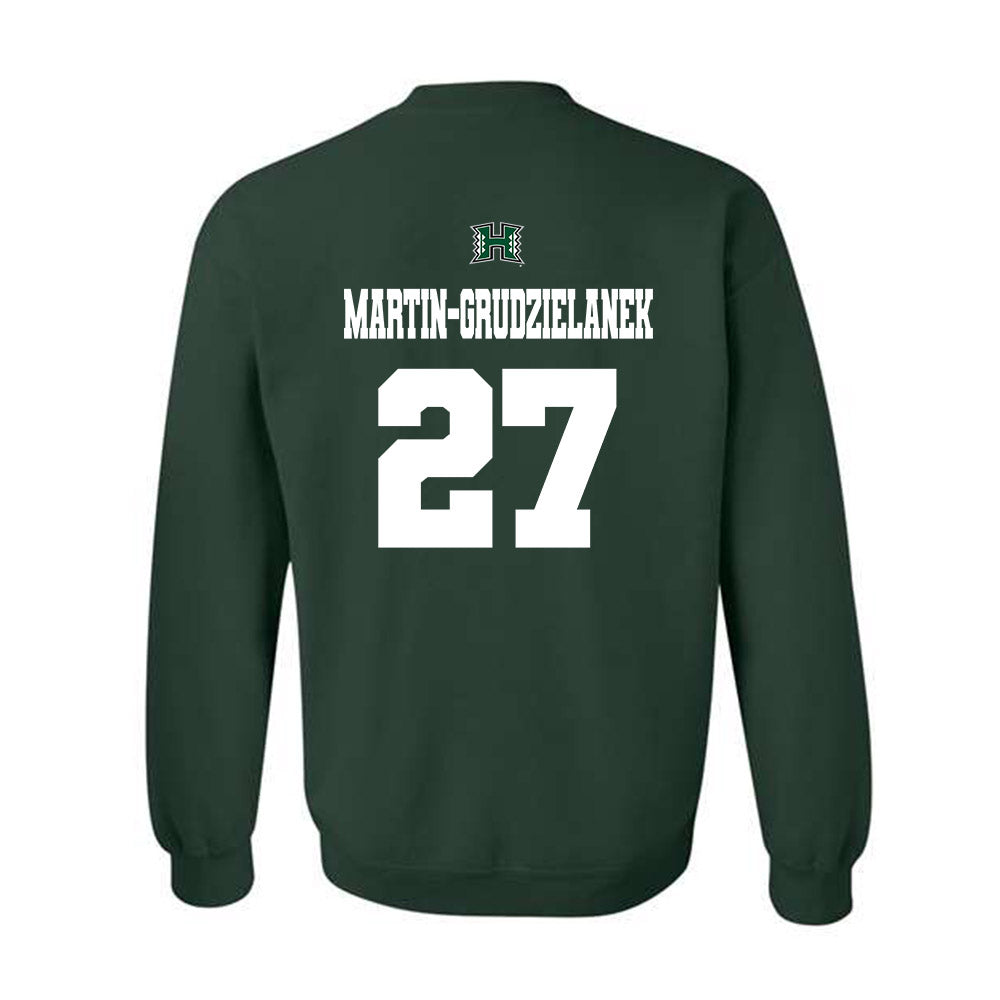 Hawaii - NCAA Baseball : Brody Martin-Grudzielanek - Classic Shersey Crewneck Sweatshirt-1