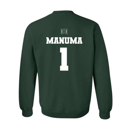 Hawaii - NCAA Football : Peter Manuma - Classic Shersey Crewneck Sweatshirt-1