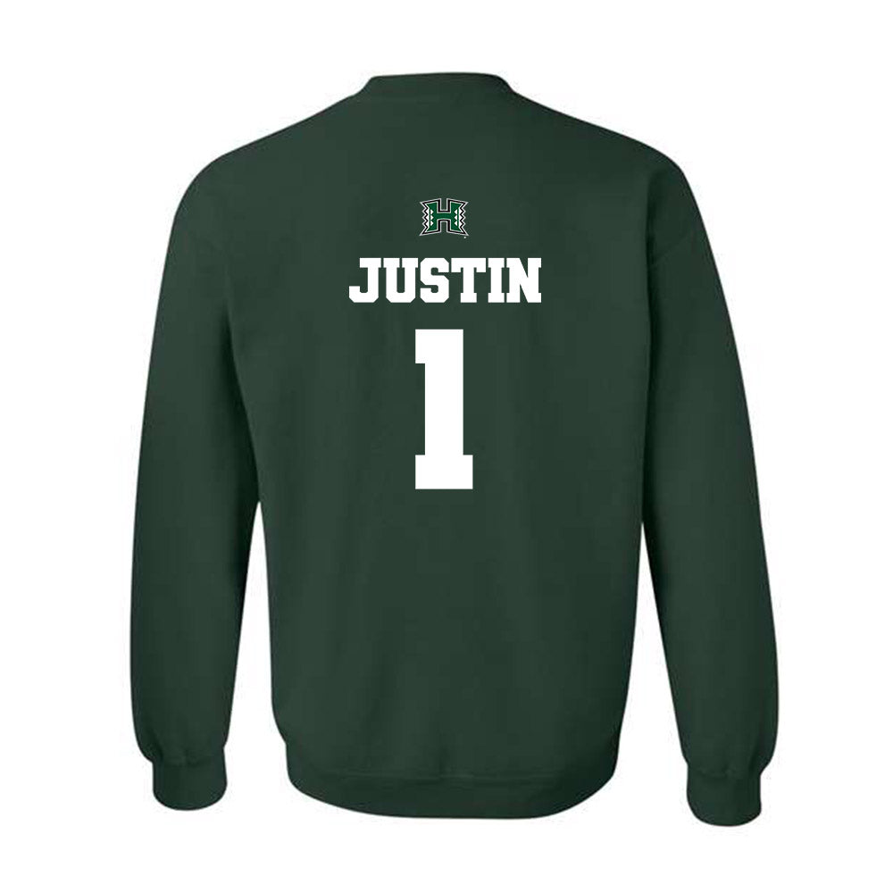 Hawaii - NCAA Women's Soccer : Kennedy Justin - Classic Shersey Crewneck Sweatshirt-1