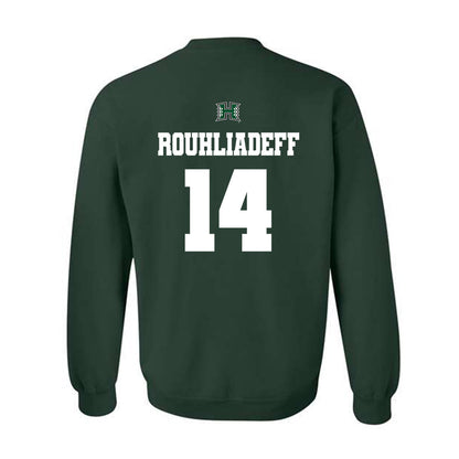 Hawaii - NCAA Men's Basketball : Harry Rouhliadeff - Classic Shersey Crewneck Sweatshirt-1