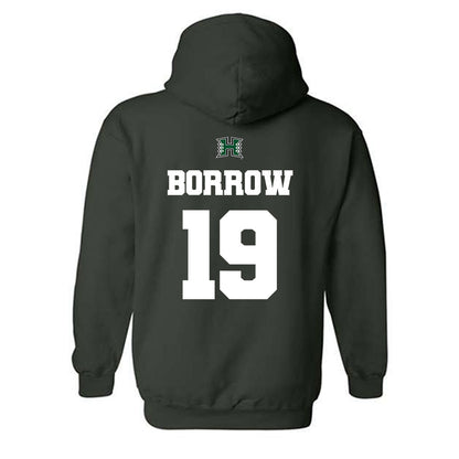 Hawaii - NCAA Football : Lucas Borrow - Classic Shersey Hooded Sweatshirt