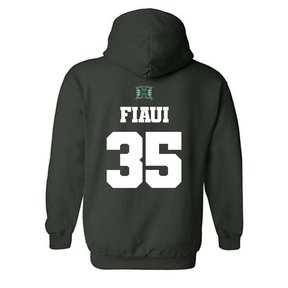 Hawaii - NCAA Football : Junior Fiaui - Hooded Sweatshirt