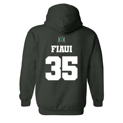 Hawaii - NCAA Football : Junior Fiaui - Hooded Sweatshirt