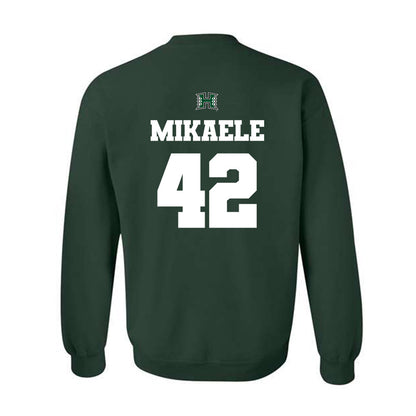 Hawaii - NCAA Football : Sitani Mikaele - Classic Shersey Crewneck Sweatshirt-1