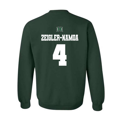 Hawaii - NCAA Baseball : Ben Zeigler-Namoa - Classic Shersey Crewneck Sweatshirt-1