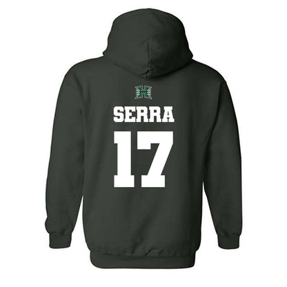 Hawaii - NCAA Women's Basketball : Fiamma Serra - Classic Shersey Hooded Sweatshirt-1