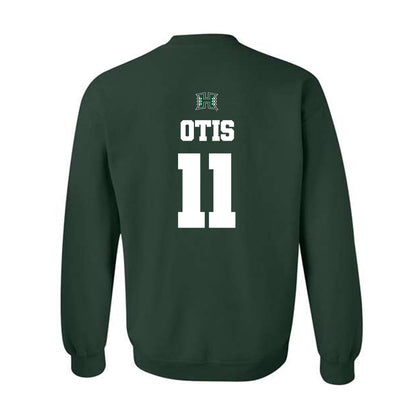 Hawaii - NCAA Football : Jamih Otis - Classic Shersey Crewneck Sweatshirt-1