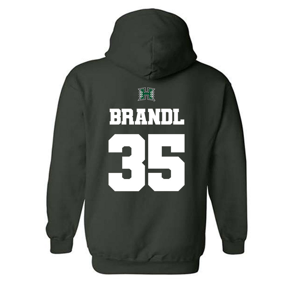 Hawaii - NCAA Softball : Macy Brandl - Classic Shersey Hooded Sweatshirt-1