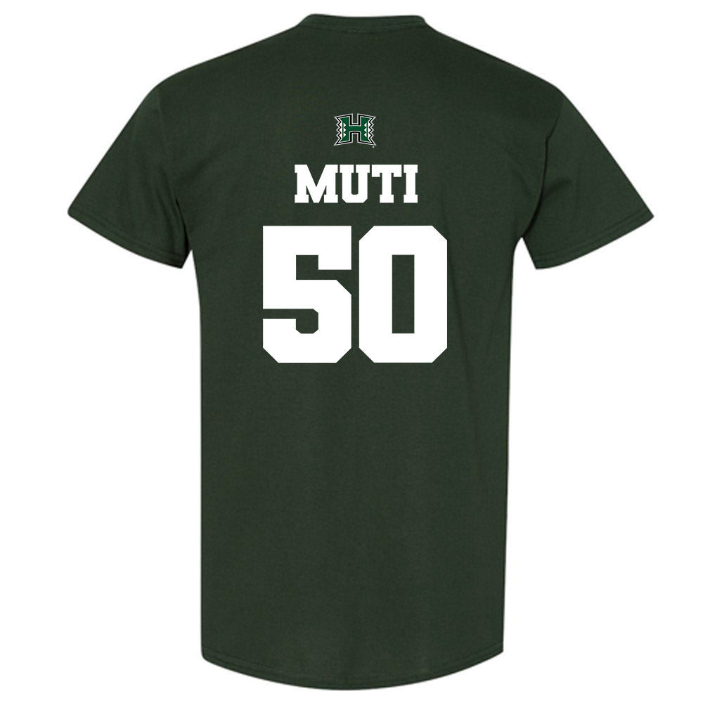 Hawaii - NCAA Football : Tu'i Neau Muti - Classic Shersey T-Shirt-1