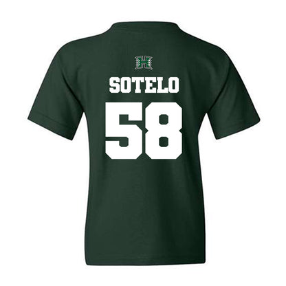 Hawaii - NCAA Football : Zhen-keith Sotelo - Classic Shersey Youth T-Shirt-1