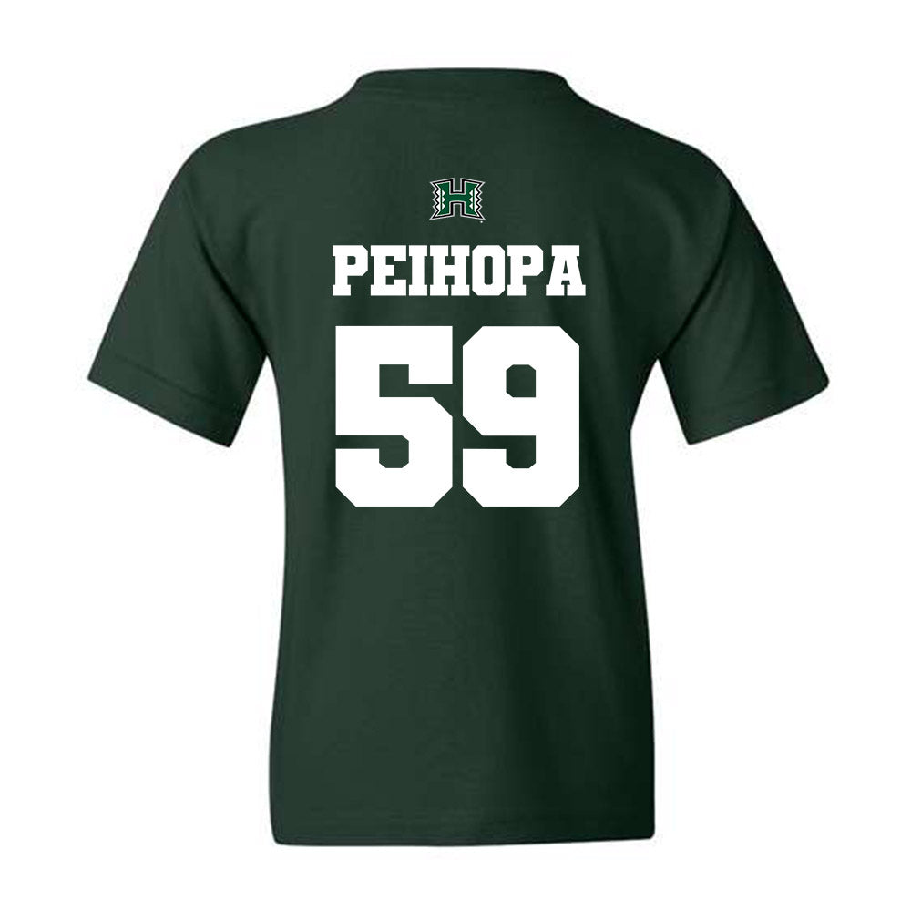 Hawaii - NCAA Football : Kuao Peihopa - Classic Shersey Youth T-Shirt