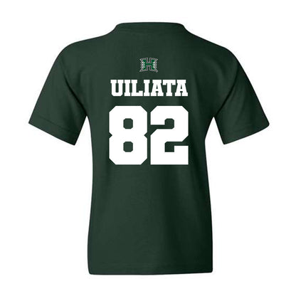 Hawaii - NCAA Football : Liatama Uiliata - Classic Shersey Youth T-Shirt