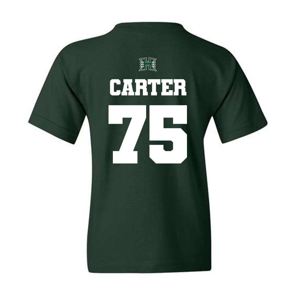 Hawaii - NCAA Football : Kaleb Carter - Youth T-Shirt