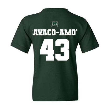 Hawaii - NCAA Football : Alika Cavaco-Amoy - Classic Shersey Youth T-Shirt