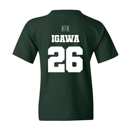Hawaii - NCAA Baseball : Jacob Igawa - Classic Shersey Youth T-Shirt-1