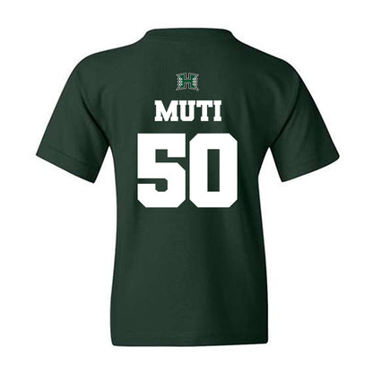 Hawaii - NCAA Football : Tu'i Neau Muti - Classic Shersey Youth T-Shirt-1