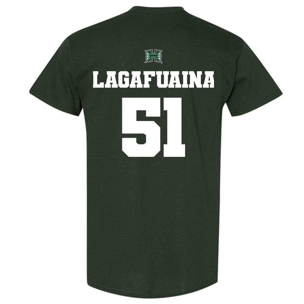 Hawaii - NCAA Football : LesterLaisene Lagafuaina - T-Shirt