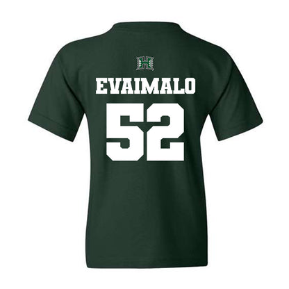 Hawaii - NCAA Football : Ezra Evaimalo - Youth T-Shirt