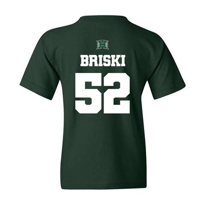 Hawaii - NCAA Football : Dean Briski - Classic Shersey Youth T-Shirt-1