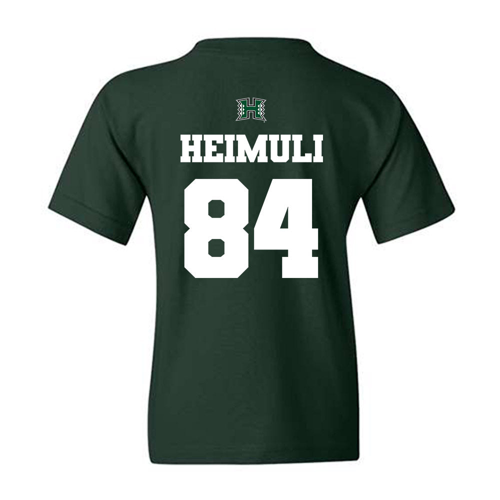 Hawaii - NCAA Football : Jarvis Heimuli - Classic Shersey Youth T-Shirt-1