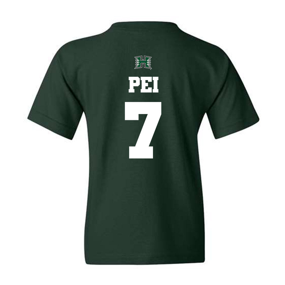 Hawaii - NCAA Football : Meki Pei - Youth T-Shirt