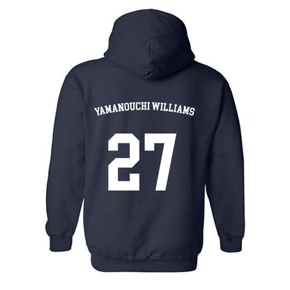 Oral Roberts - NCAA Men's Basketball : Yuto Yamanouchi williams - Classic Shersey Hooded Sweatshirt-1