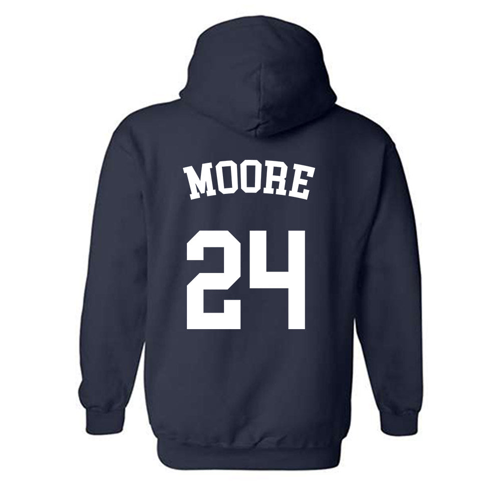 Oral Roberts - NCAA Men's Basketball : Josiah Moore - Classic Shersey Hooded Sweatshirt-1