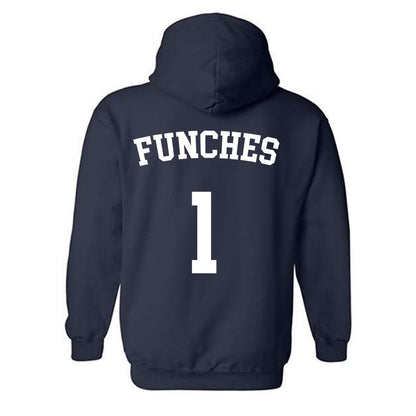 Oral Roberts - NCAA Women's Basketball : Zai Funches - Classic Shersey Hooded Sweatshirt-1