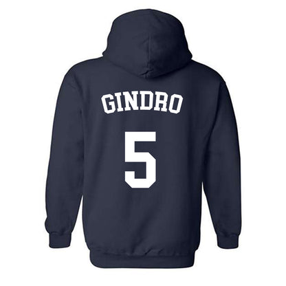 Oral Roberts - NCAA Men's Soccer : Enzo Gindro - Classic Shersey Hooded Sweatshirt-1
