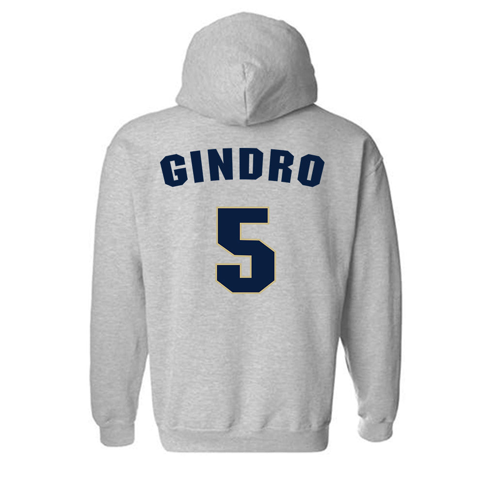 Oral Roberts - NCAA Men's Soccer : Enzo Gindro - Classic Shersey Hooded Sweatshirt-1
