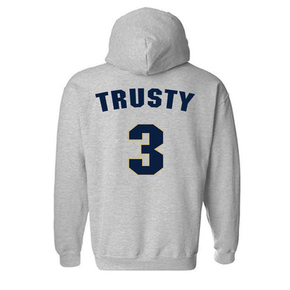Oral Roberts - NCAA Women's Basketball : Anna Trusty - Classic Shersey Hooded Sweatshirt-1