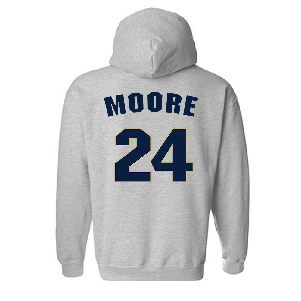 Oral Roberts - NCAA Men's Basketball : Josiah Moore - Classic Shersey Hooded Sweatshirt-1