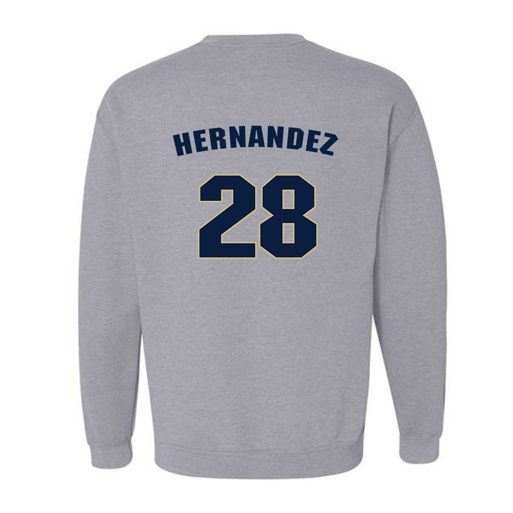 Oral Roberts - NCAA Baseball : Ricardo Hernandez - Classic Shersey Crewneck Sweatshirt-1