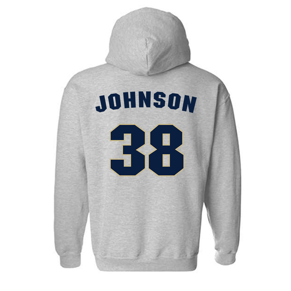 Oral Roberts - NCAA Baseball : Comner Johnson - Classic Shersey Hooded Sweatshirt-1
