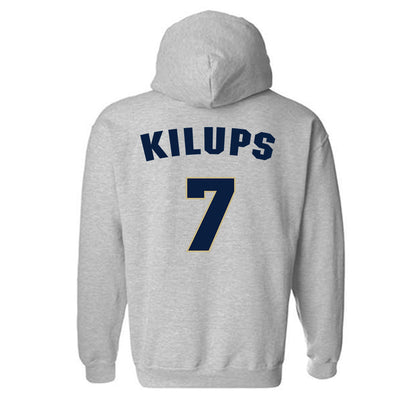 Oral Roberts - NCAA Men's Basketball : Martins Kilups - Classic Shersey Hooded Sweatshirt-1