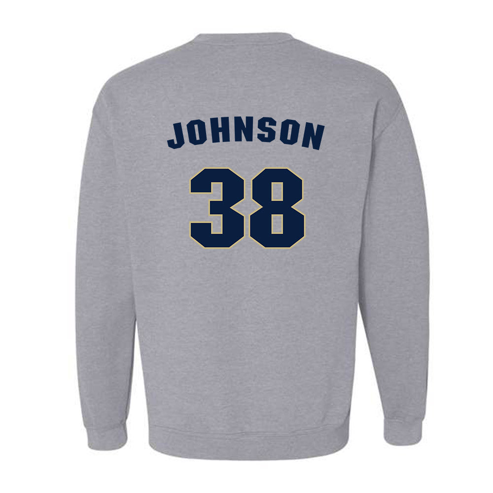 Oral Roberts - NCAA Baseball : Comner Johnson - Classic Shersey Crewneck Sweatshirt-1