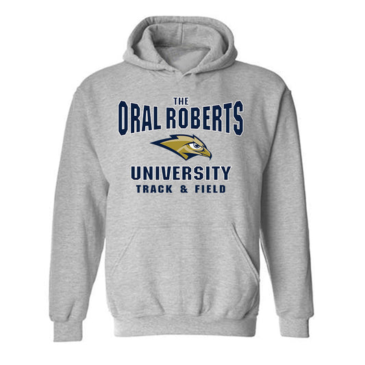 Oral Roberts - NCAA Men's Track & Field : Elijah Burk - Classic Shersey Hooded Sweatshirt