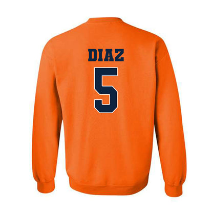 UTSA - NCAA Baseball : Diego Diaz - Crewneck Sweatshirt-1