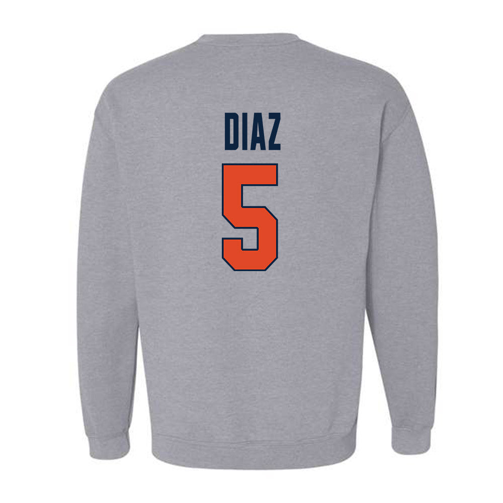 UTSA - NCAA Baseball : Diego Diaz - Classic Shersey Crewneck Sweatshirt-1