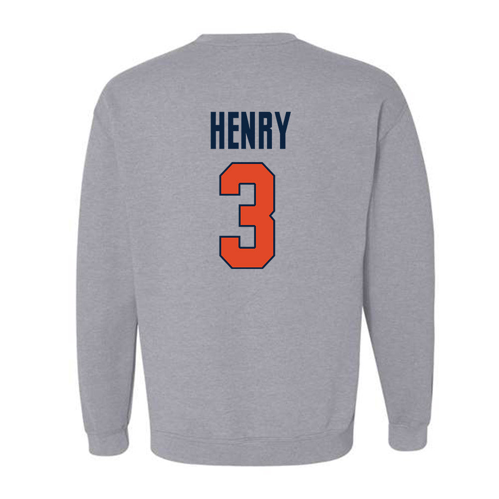 UTSA - NCAA Football : Robert Henry - Classic Shersey Crewneck Sweatshirt-1