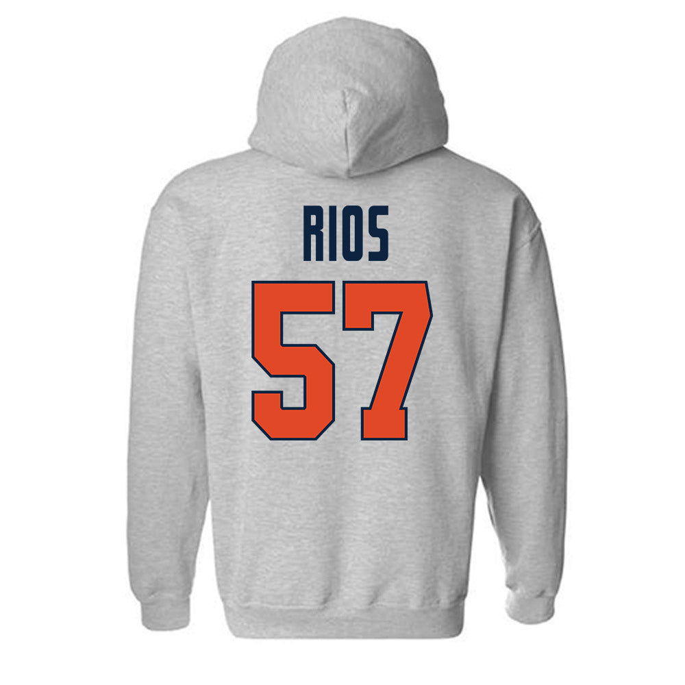 UTSA - NCAA Football : Ben Rios - Classic Shersey Hooded Sweatshirt-1